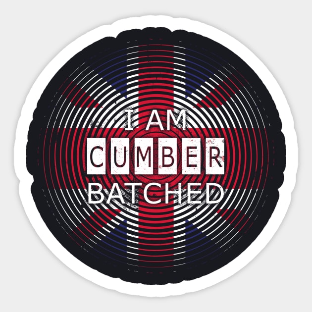 I AM CUMBERBATCHED Sticker by ikado